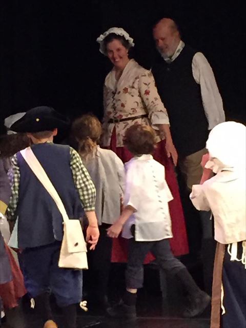 Children, music and history- a delightful combination. Here we are at MoCo Arts in Keene, taking part in a production of the MoCo Minutmen.